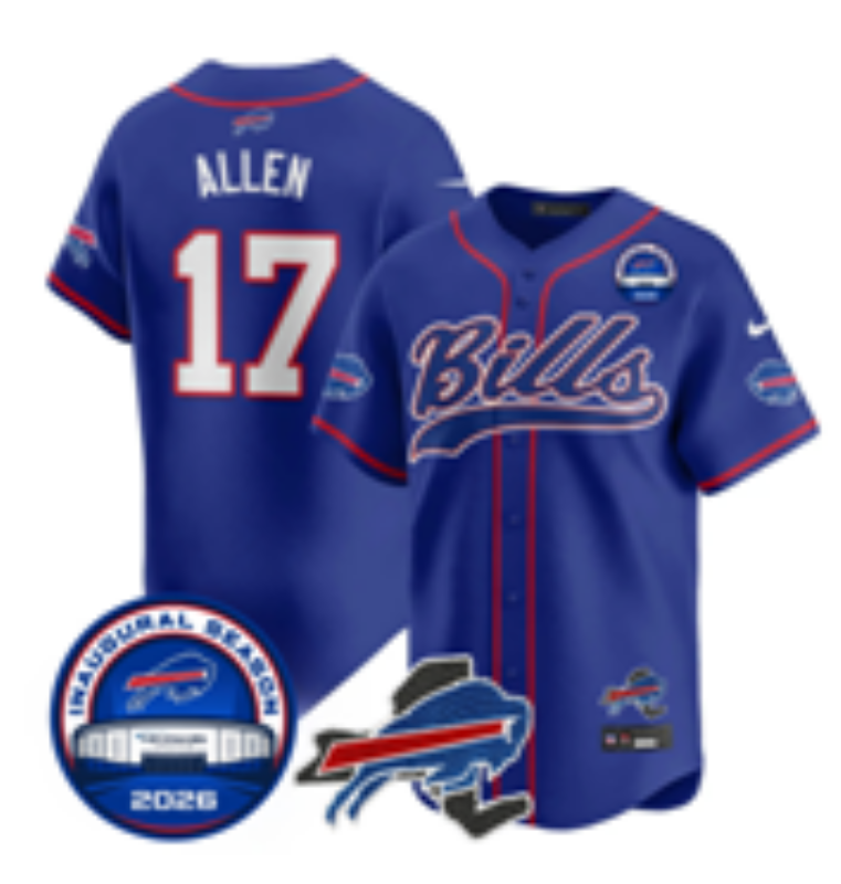 Men 2026 Buffalo Bills #17 Allen blue Nike Limited NFL Jersey 0918003->->